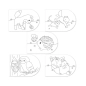 Libro Acuarelas Forest Friends de Little Dutch