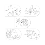 Libro Acuarelas Forest Friends de Little Dutch