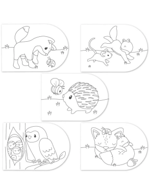 Libro Acuarelas Forest Friends de Little Dutch