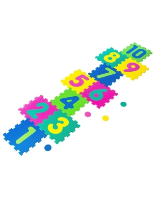 Alfombra de puzzle de bebé Rayuela de Atmosphera