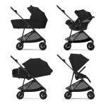Silla de Paseo Melio Carbon de Cybex Magic Black