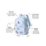 Mochila Mediana City Cars de Tutete