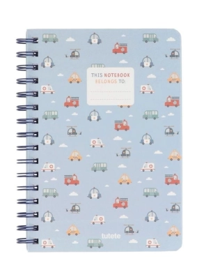 Libreta Escolar City Cars de Tutete