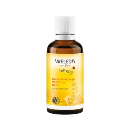 Aceite de Masaje para el vientre del bebé de Weleda