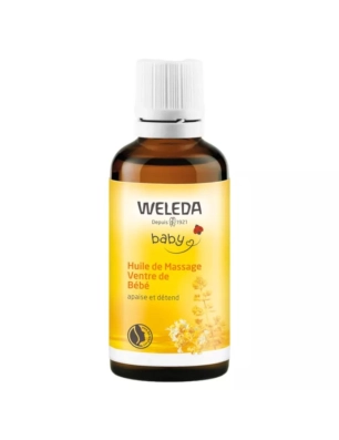 Aceite de Masaje para el vientre del bebé de Weleda