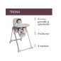 Trona Polly Armonia con Arco de Juegos de Chicco