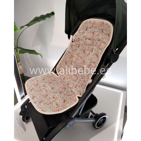 Colchoneta Melissa para Joolz Aer de Giraffa Bianca e Blu