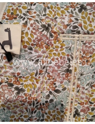 Colchoneta Melissa para Joolz Aer de Giraffa Bianca e Blu