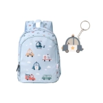 Mochila Mediana City Cars con llavero de Tutete