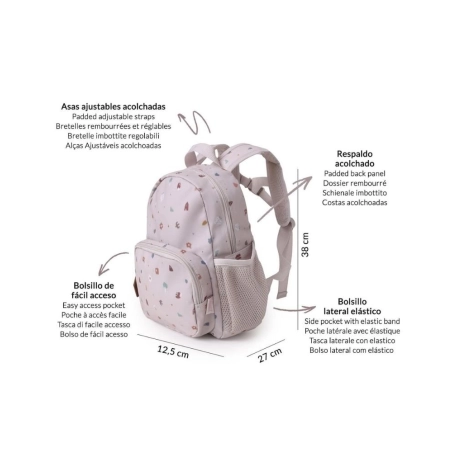 Mochila Infantil Geometric Nature de Tutete