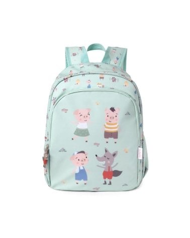 Mochila Mediana The Three Little Pigs con llavero de Tutete