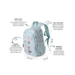 Mochila Mediana The Three Little Pigs con llavero de Tutete