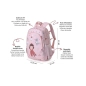 Mochila Mediana Little Red con llavero de Tutete Mochila Mediana Little Red con llavero de Tutete