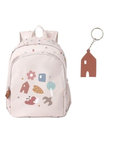 Mochila Mediana Geometric Nature con llavero de Tutete