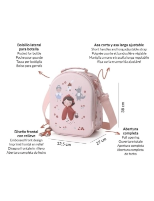 Bolsa Merienda Térmica 3D Little Red de Tutete