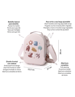 Bolsa Merienda Térmica 3D Geometric Nature de Tutete