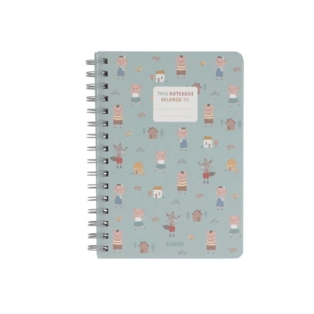 Libreta Escolar The Three Little Pigs de Tutete