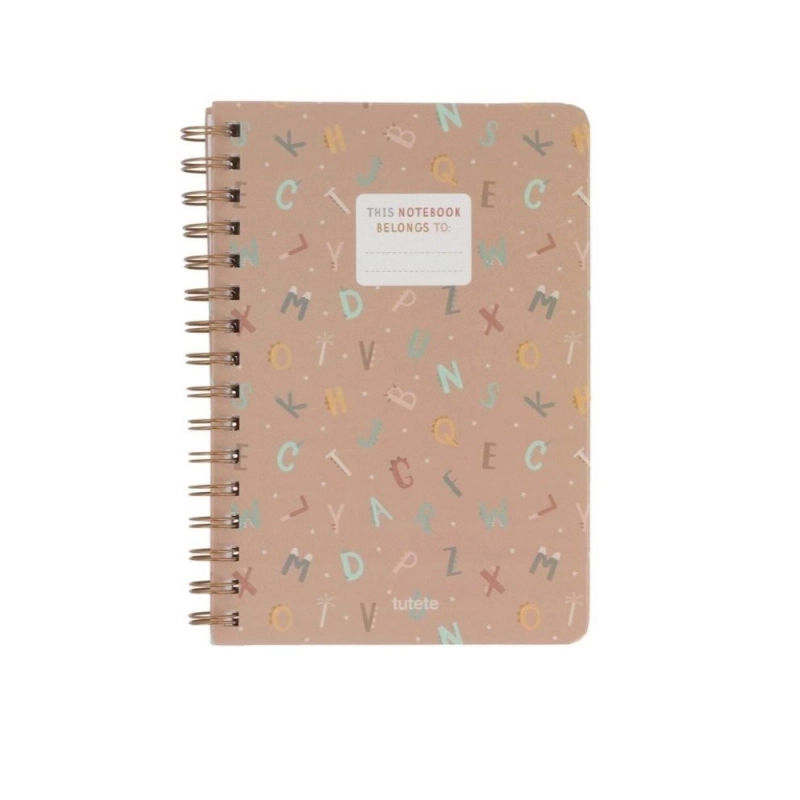 Libreta Escolar Funny Letters de Tutete