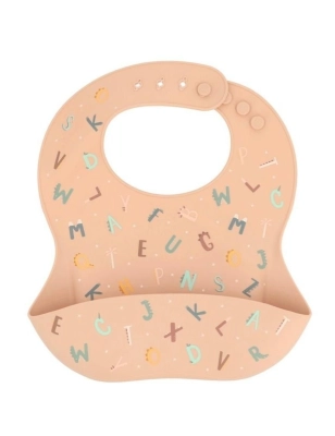 Babero de Silicona Funny Letters de Tutete