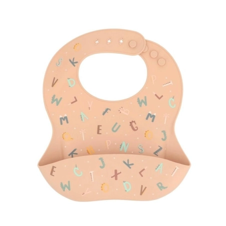 Babero de Silicona Funny Letters de Tutete