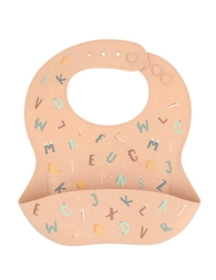 Babero de Silicona Funny Letters de Tutete