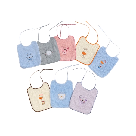 Babero rizo 25x30 de Interbaby