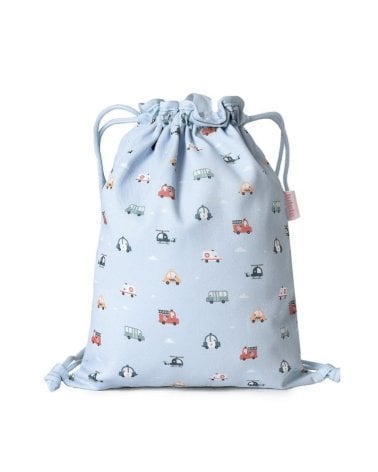 Mochila Saco Tela City Cars de Tutete