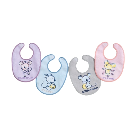 BABERO RIZO PLASTIFICADO VELCRO 20X30 DE INTERBABY