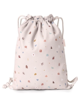 Mochila Saco Tela Geometric Nature de Tutete