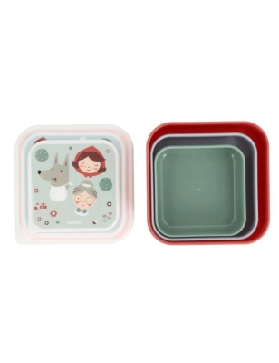 Pack 3 Cajas Almuerzo Little Red de Tutete