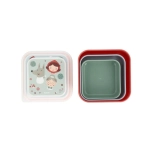 Pack 3 Cajas Almuerzo Little Red  de Tutete Abiertas