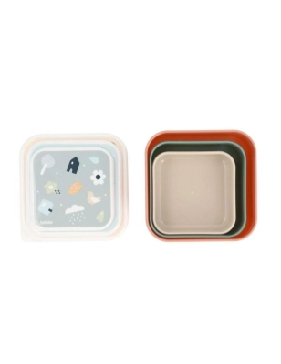 Pack 3 Cajas de Almuerzo Geometric Nature de Tutete