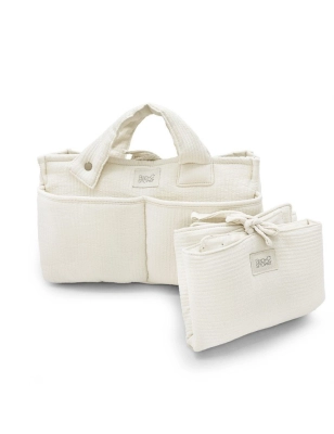 Bolso Cochecito Audrey de Babyshower Feel Ivory