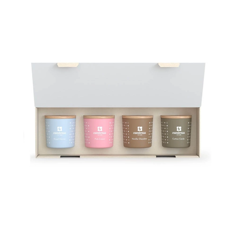 Set de 4 Velas Aromáticas Star de Cambrass