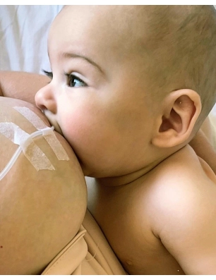 Bebé alimentándose Pack de Sonda de alimentación Haakaa