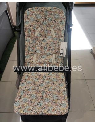 Colchoneta Recta Melissa de Giraffa Bianca e Blu