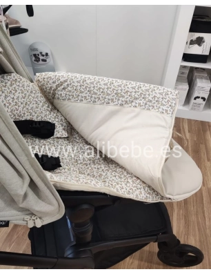 Saco Silla Buga Rosela Ecopiel de Giraffa Bianca e Blu