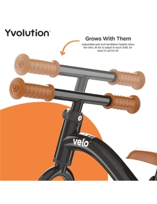 Bicicleta Sin Pedales Y Velo Junior Air de Yvolution Negro