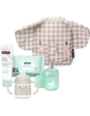 Mochila de Guardería con Cosmética de Suavinex Elefante