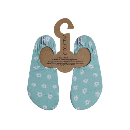 Zapatillas Antideslizantes Slipstop Mint Flowers