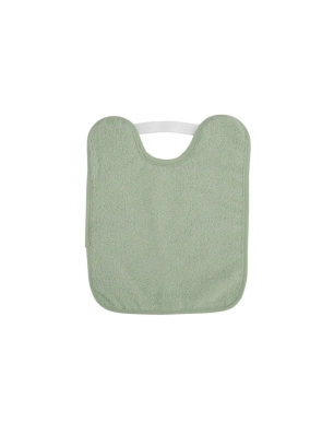 Babero Rizo Plastificado con Goma de Saro Verde