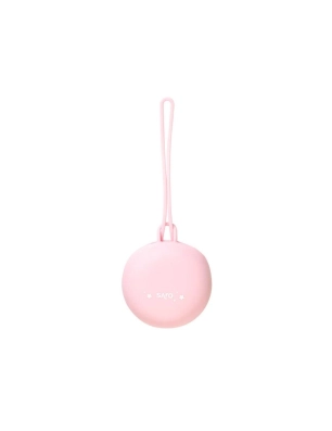 Caja Portachupetes Silicona de Saro Rosa