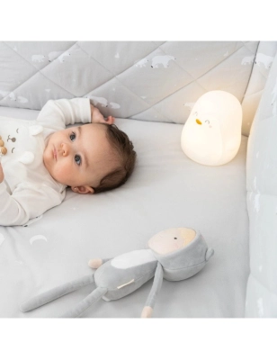 Luz Quitamiedos Pingüino con USB de Saro