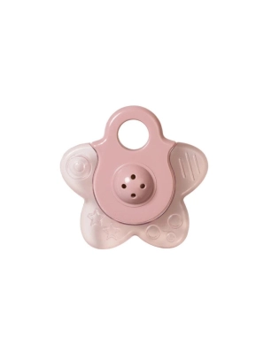 Mordedor de Agua con Sonajero Star de Saro Rosa