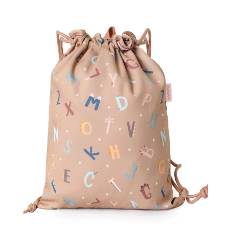 Mochila Saco Impermeable Funny Letters de Tutete