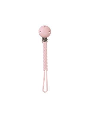 Portachupete Silicona Trenza de Saro Rosa