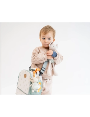 Niño con el Sonajero con Pinza Spring Cottage de Saro Mimosa