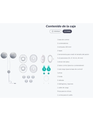 Elementos de Sacaleches Stride 2 Dobles de Elvie