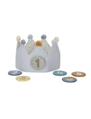 Corona de Cumpleaños con Números de Little Dutch Azul