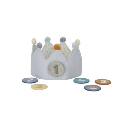 Corona de Cumpleaños con Números de Little Dutch Azul